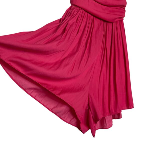 DO+BE strapless double tie in the back pink romper size small - Picture 4 of 9